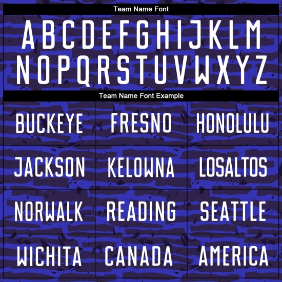 Uniforme de fútbol Jersey Royal White Sublimación personalizada