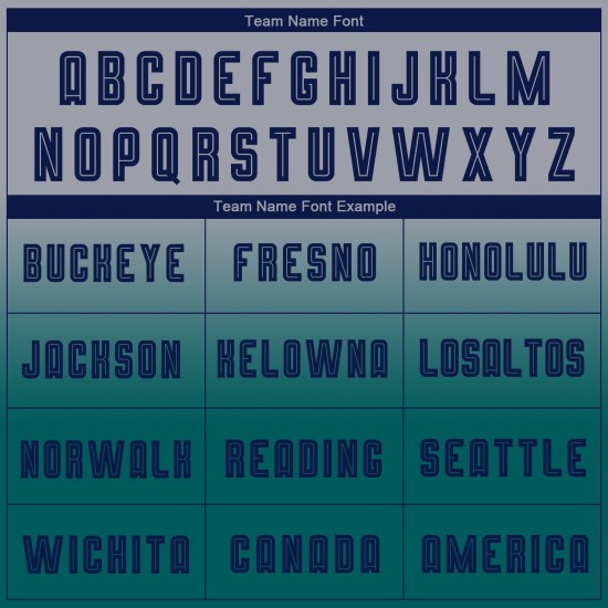 Camiseta larga de fútbol azul marino-verde azulado con mangas desteñidas grises personalizadas por sublimación