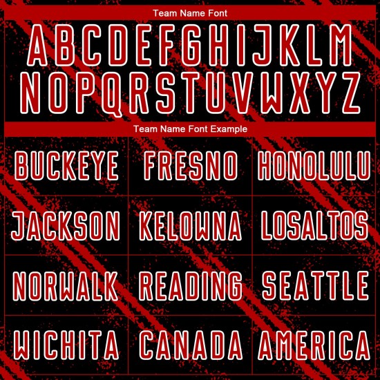 Uniforme de fútbol sublimado personalizado, camiseta negra, roja y blanca