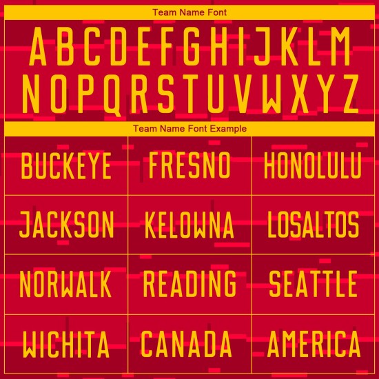 Camiseta de fútbol personalizada con sublimación, color dorado, negro y rojo