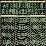 Camiseta de fútbol personalizada con degradado verde, color crema y negro, con diseño geométrico y sublimación de líneas