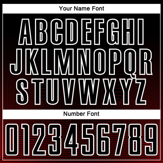 Camiseta de fútbol geométrica personalizada, líneas uniforme, sublimación negra, rojo y blanco Camiseta de fútbol geométrica personalizada, líneas uniforme, sublimación negra, rojo y blanco