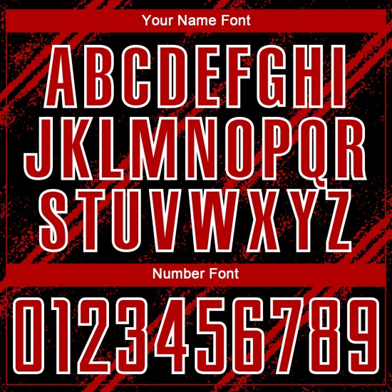 Uniforme de fútbol sublimado personalizado, camiseta negra, roja y blanca