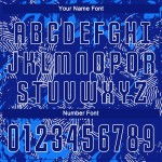 Uniforme de fútbol de sublimación personalizado, camiseta Royal Royal-White