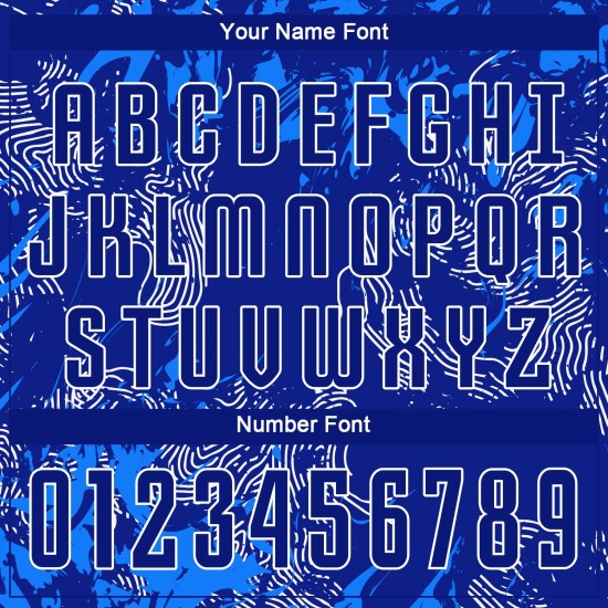 Uniforme de fútbol de sublimación personalizado, camiseta Royal Royal-White