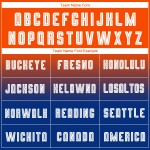 Camiseta de fútbol personalizada de sublimación con mangas en blanco y naranja real, con decoloración larga Camiseta de fútbol personalizada de sublimación con mangas en blanco y naranja real, con decoloración larga