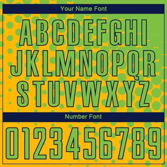 Camiseta de fútbol personalizada de sublimación en verde azulado y dorado neón