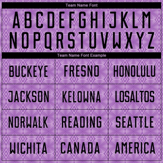 Camiseta de fútbol personalizada de sublimación geométrica morada, tamaño mediano, con formas negras y moradas