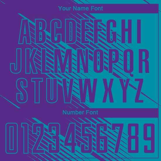 Camiseta de fútbol personalizada por sublimación en color verde azulado y morado