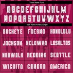 Uniforme de sublimación, camiseta de fútbol personalizada de visitante, color carmesí, blanco