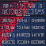 Camiseta de fútbol personalizada por sublimación, uniforme azul marino, azul marino y rojo