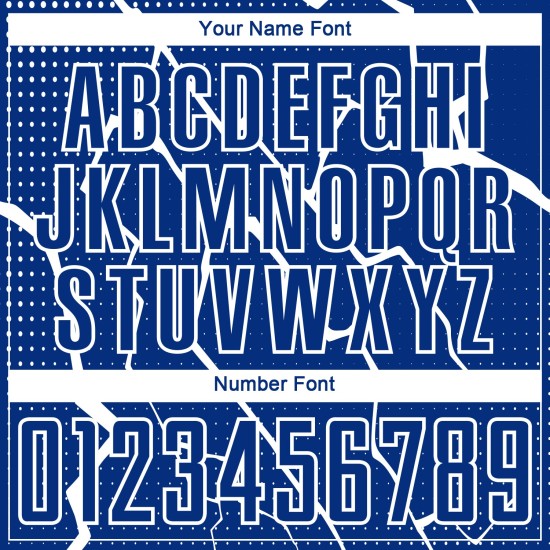 Camiseta personalizada de fútbol Royal Lightning, uniforme blanco de sublimación