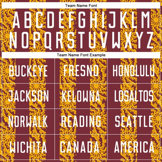 Uniforme de fútbol personalizado con sublimación, blanco, dorado y burdeos, abstracto.