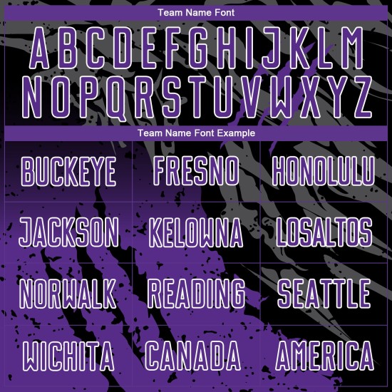 Camiseta personalizada de fútbol con degradado morado y blanco para sublimación, color negro y rayado