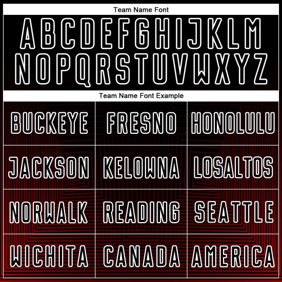 Camiseta de fútbol geométrica personalizada, líneas uniforme, sublimación negra, rojo y blanco Camiseta de fútbol geométrica personalizada, líneas uniforme, sublimación negra, rojo y blanco