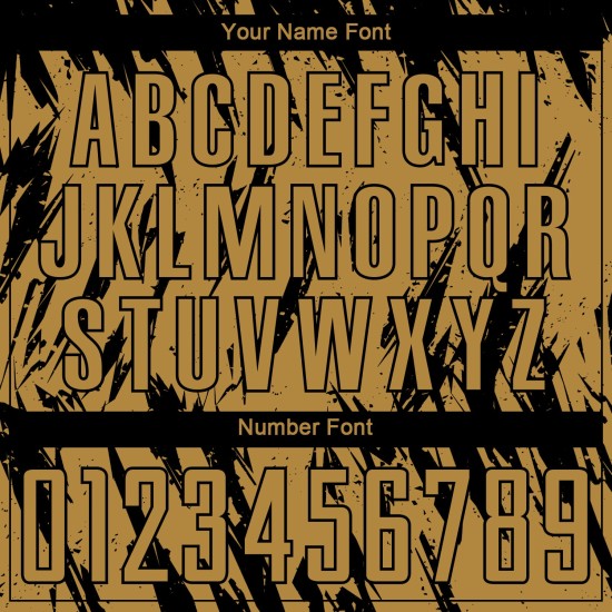 Camiseta de fútbol antigua personalizada con sublimación dorada, color negro