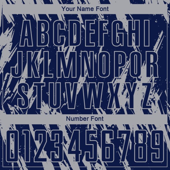 Camiseta gris sublimada personalizada azul marino uniforme de fútbol