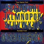 Camiseta de fútbol de sublimación personalizada de uniforme dorado real