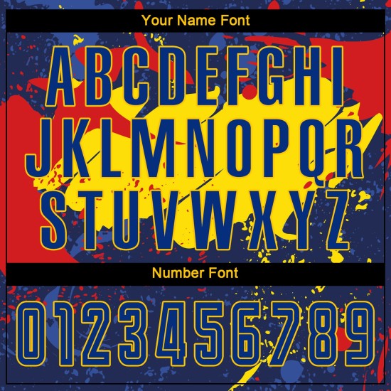 Camiseta de fútbol de sublimación personalizada de uniforme dorado real