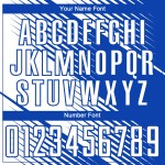 Camiseta de fútbol personalizada Blue Line Thunder Sublimación Uniforme Blanco