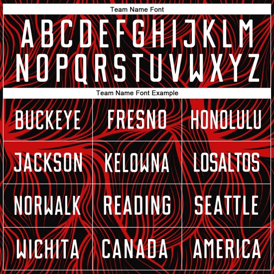 Uniforme de fútbol personalizado sublimado blanco y rojo, camiseta negra