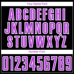 Camiseta de fútbol personalizada con estampado de animales, color morado y blanco, sublimación, color negro