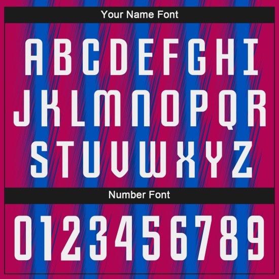 Camiseta de fútbol personalizada Royal Uniform Sublimación Blanco-Rojo