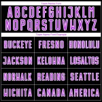 Camiseta de fútbol personalizada con estampado de animales, color morado y blanco, sublimación, color negro