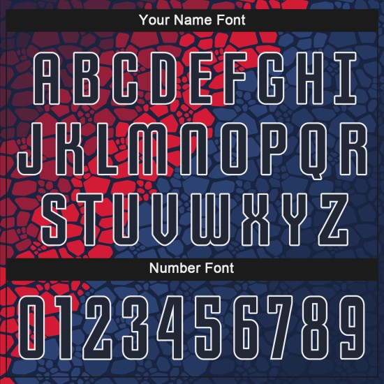 Camiseta de fútbol personalizada por sublimación, uniforme azul marino, azul marino y rojo