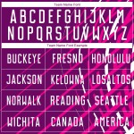 Uniforme personalizado de fútbol rosa sublimado blanco-carmesí