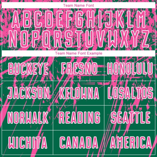 Camiseta de fútbol sublimada verde rosa y blanca personalizada Kelly