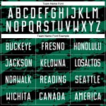 Uniforme personalizado negro blanco - Jersey Kelly Splash Sublimación verde Fútbol