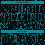 Camiseta de fútbol personalizada de sublimación en color verde azulado y negro Camiseta de fútbol personalizada de sublimación en color verde azulado y negro