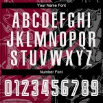 Camiseta de fútbol rasca y gana, uniforme de sublimación, personalizada, con estampado de grafiti en negro y granate.