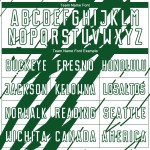 Uniforme de fútbol Kelly White personalizado, camiseta de sublimación verde