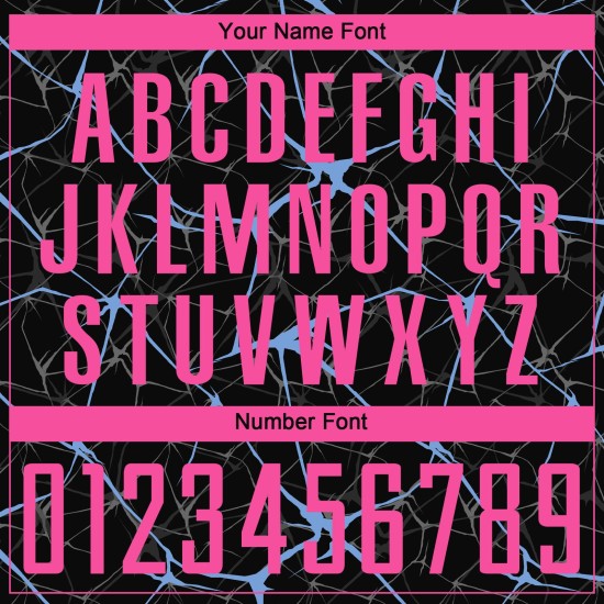 Camiseta de uniforme de fútbol negra sublimada rosa-azul claro personalizada