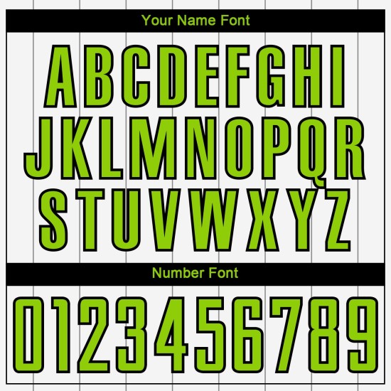 Camiseta de fútbol de sublimación de rayas verde-negra, personalizada, blanca y neón