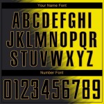 Uniforme de fútbol negro y dorado antiguo, sublimación dorada, personalizado